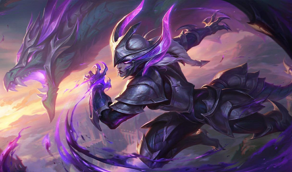 Заставка с изображением Шайваны из Darkflame