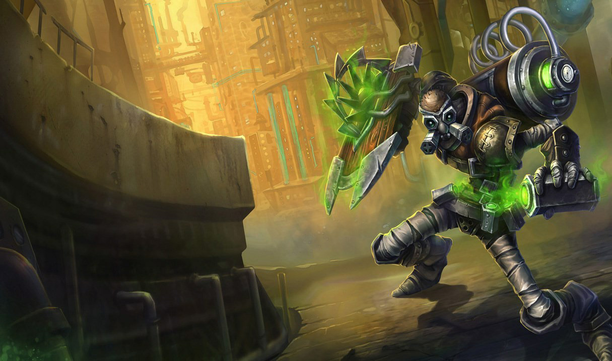 Hextech Singed splash art