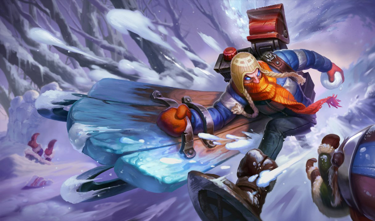 Snow Day Singed splash art