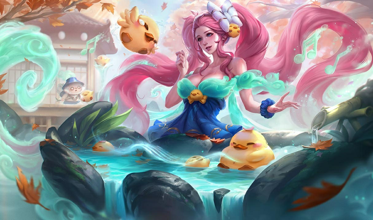 Сплэш-арт Соны из Spirit Blossom Springs