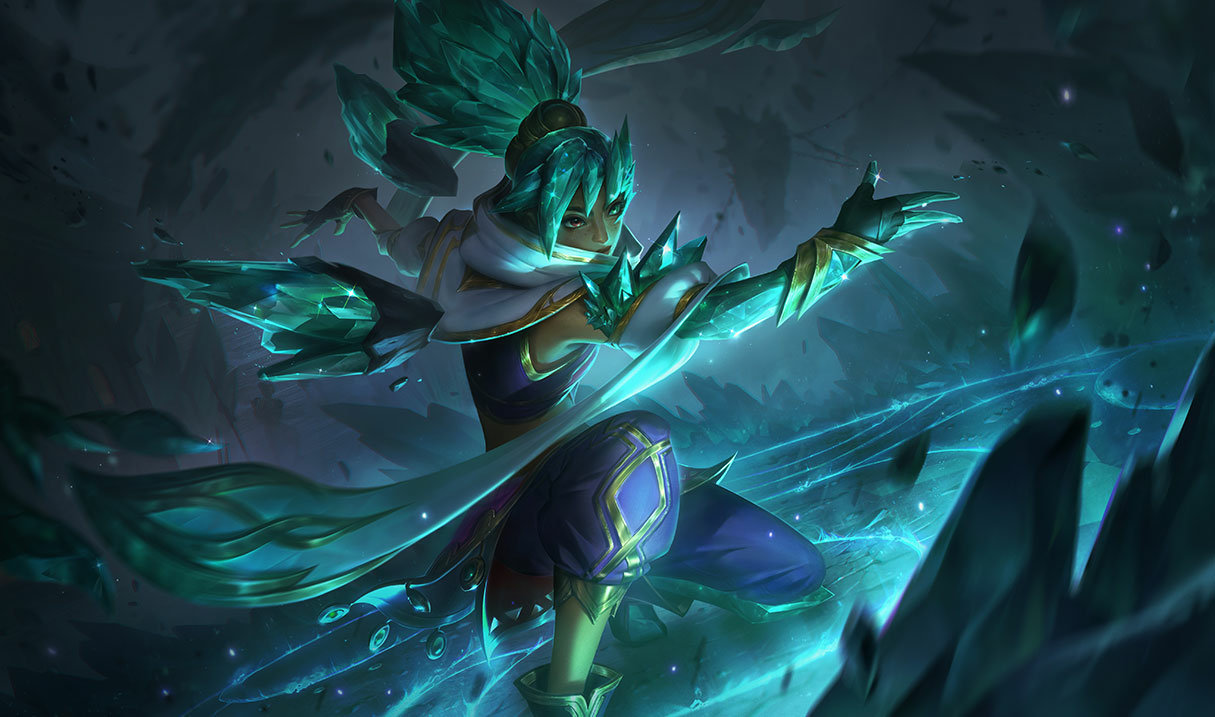 Crystalis Motus Taliyah сплеш-арт