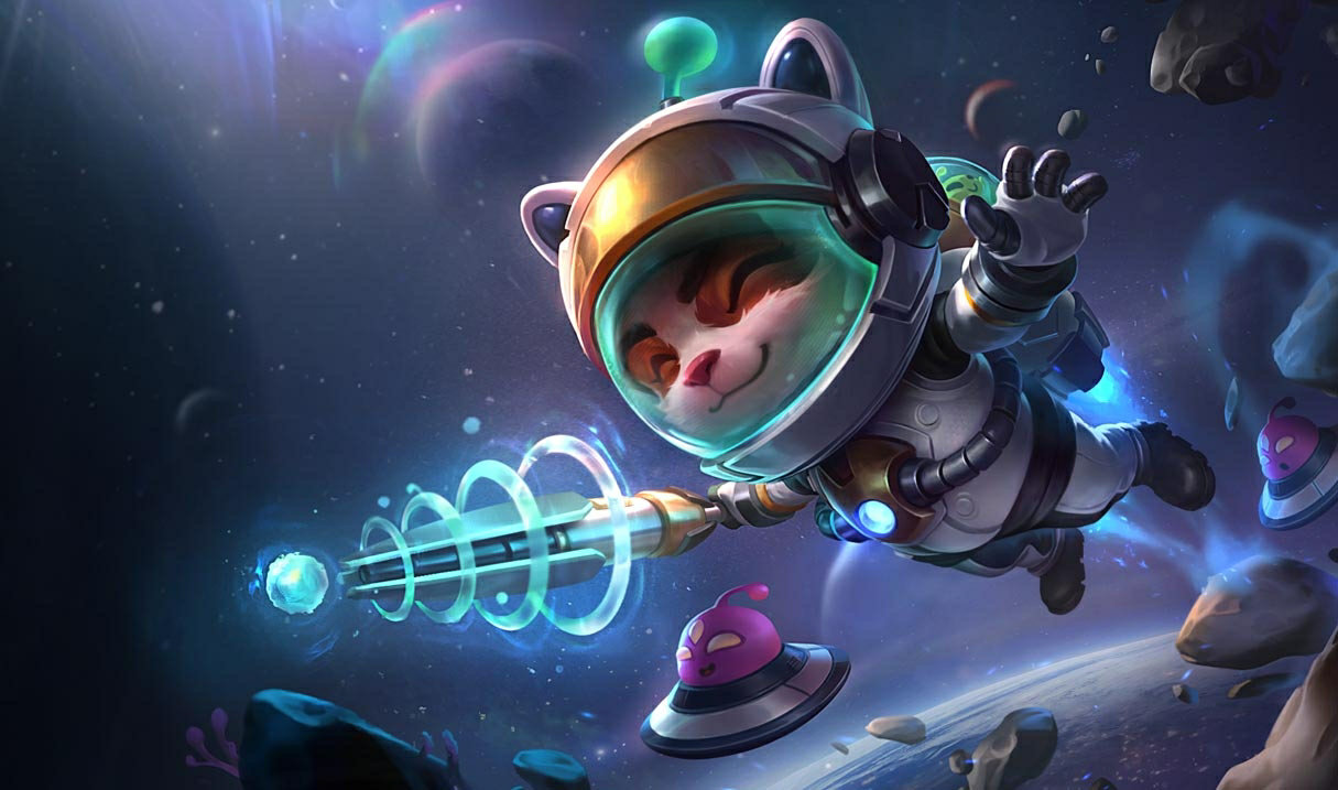 Astronaut Teemo splash art