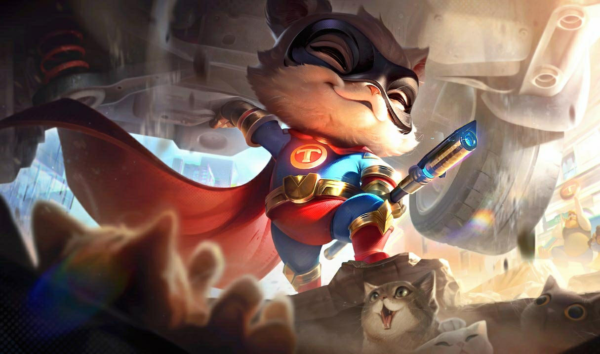 Super Teemo splash art
