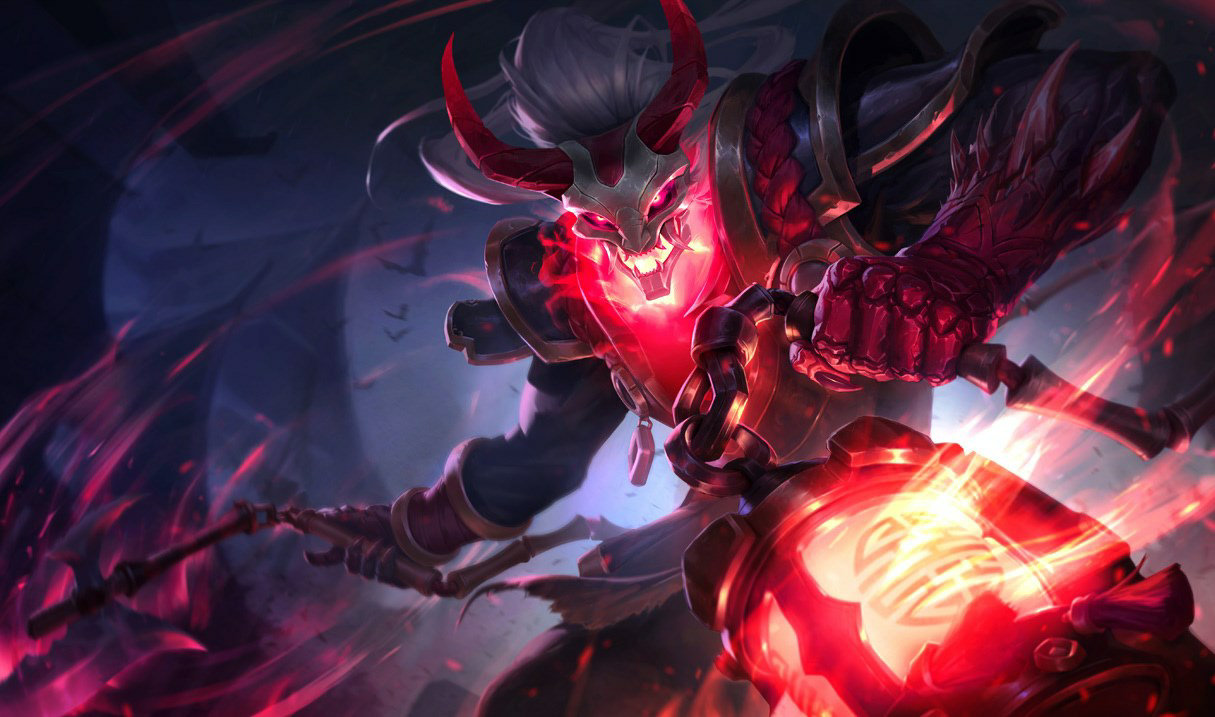 Blood Moon Thresh splash art