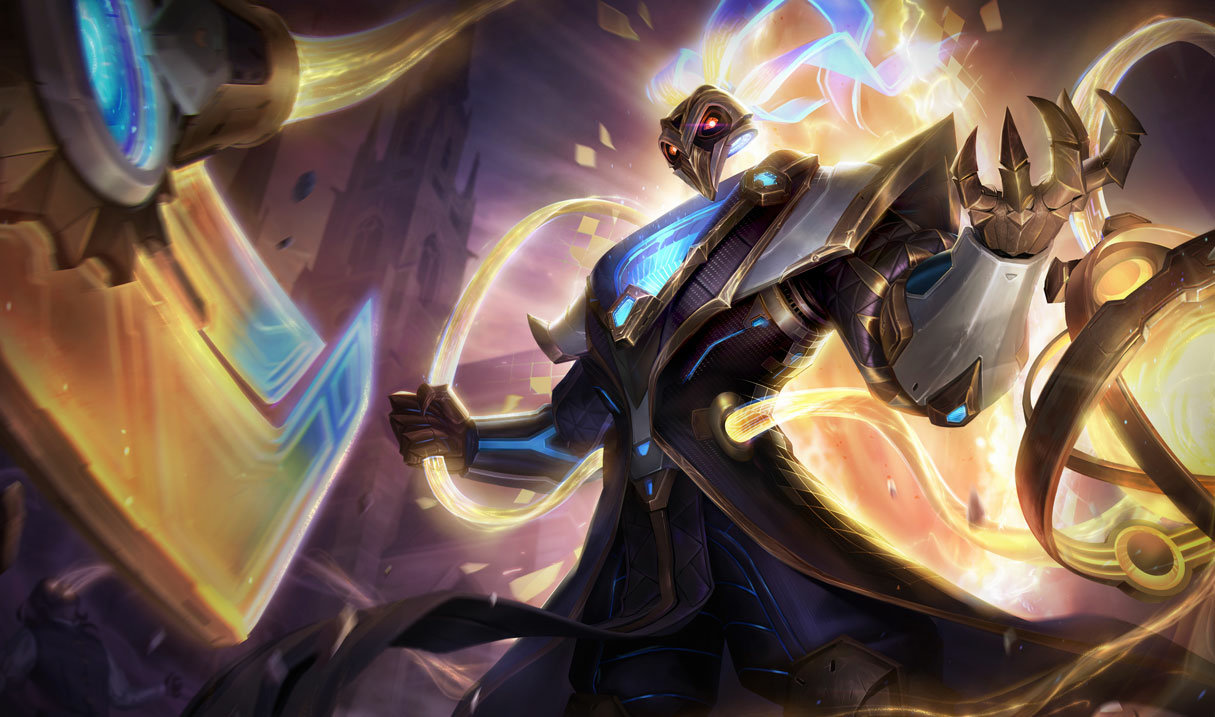 Prestige Pulsefire Thresh splash art