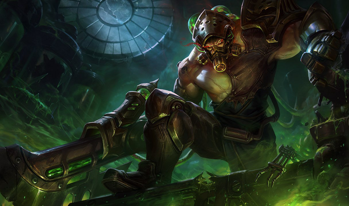 Chemtech Tryndamere splash art