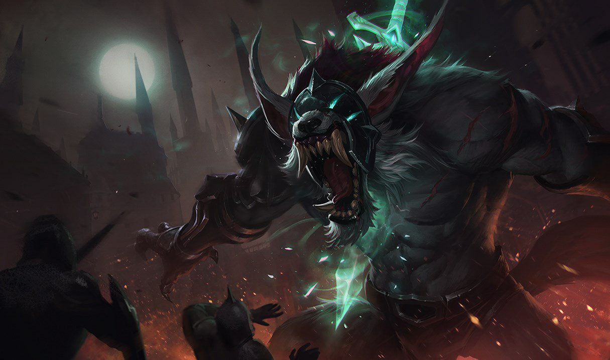 Grey Warwick splash art