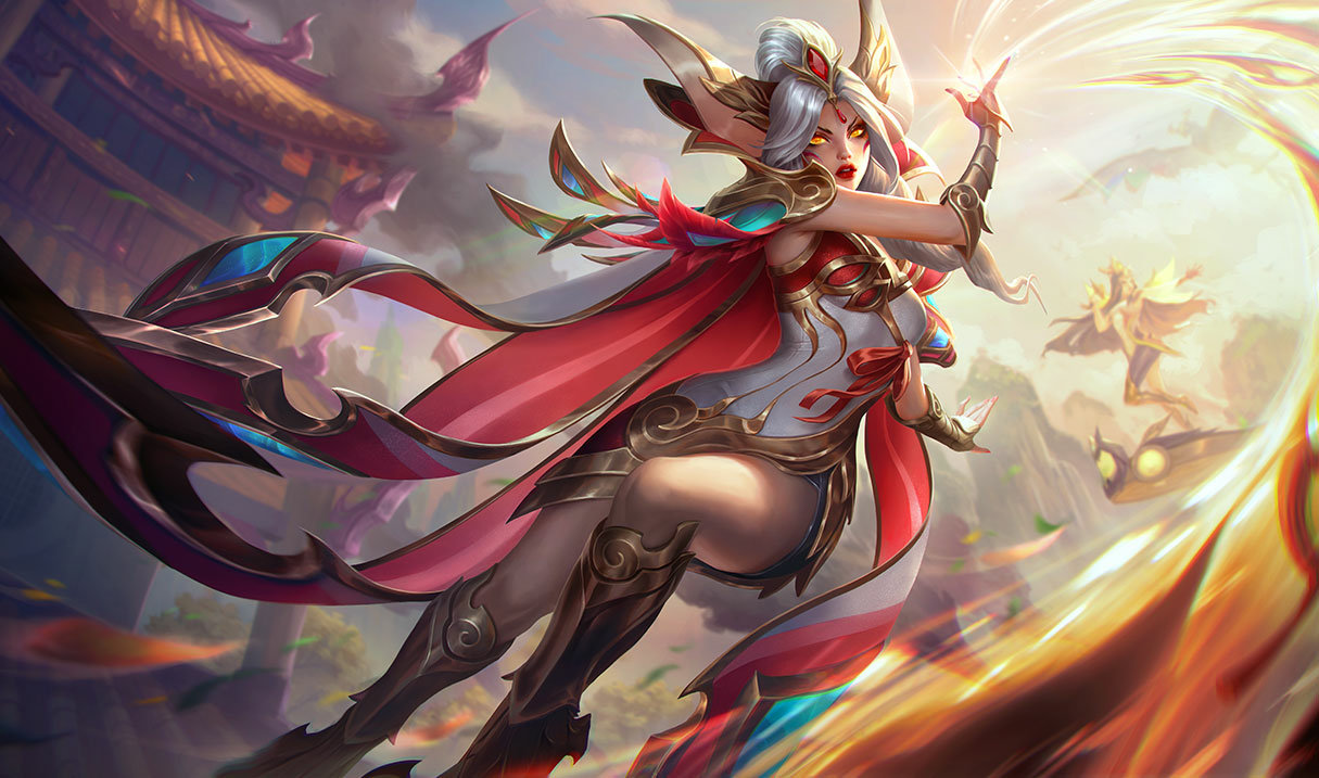 Заставка Prestige Brave Phoenix Xayah