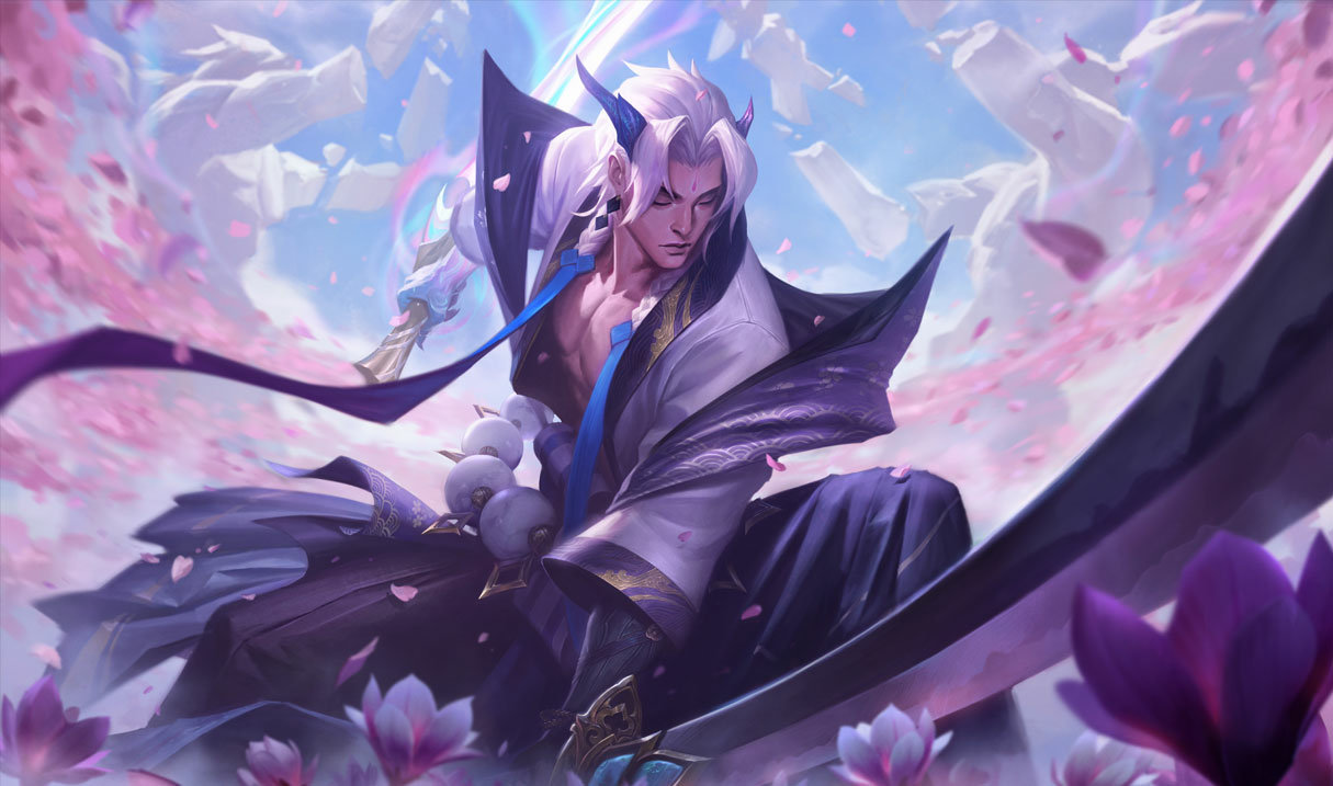 Spirit Blossom Yone splash art