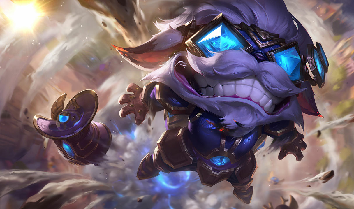 Hextech Ziggs splash art