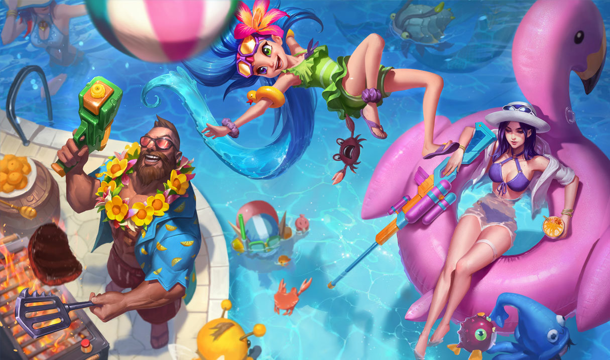 Заставка Pool Party Zoe.