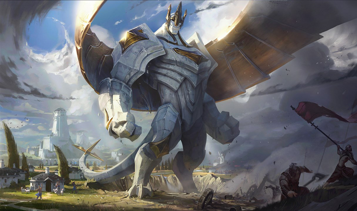 Galio splash art