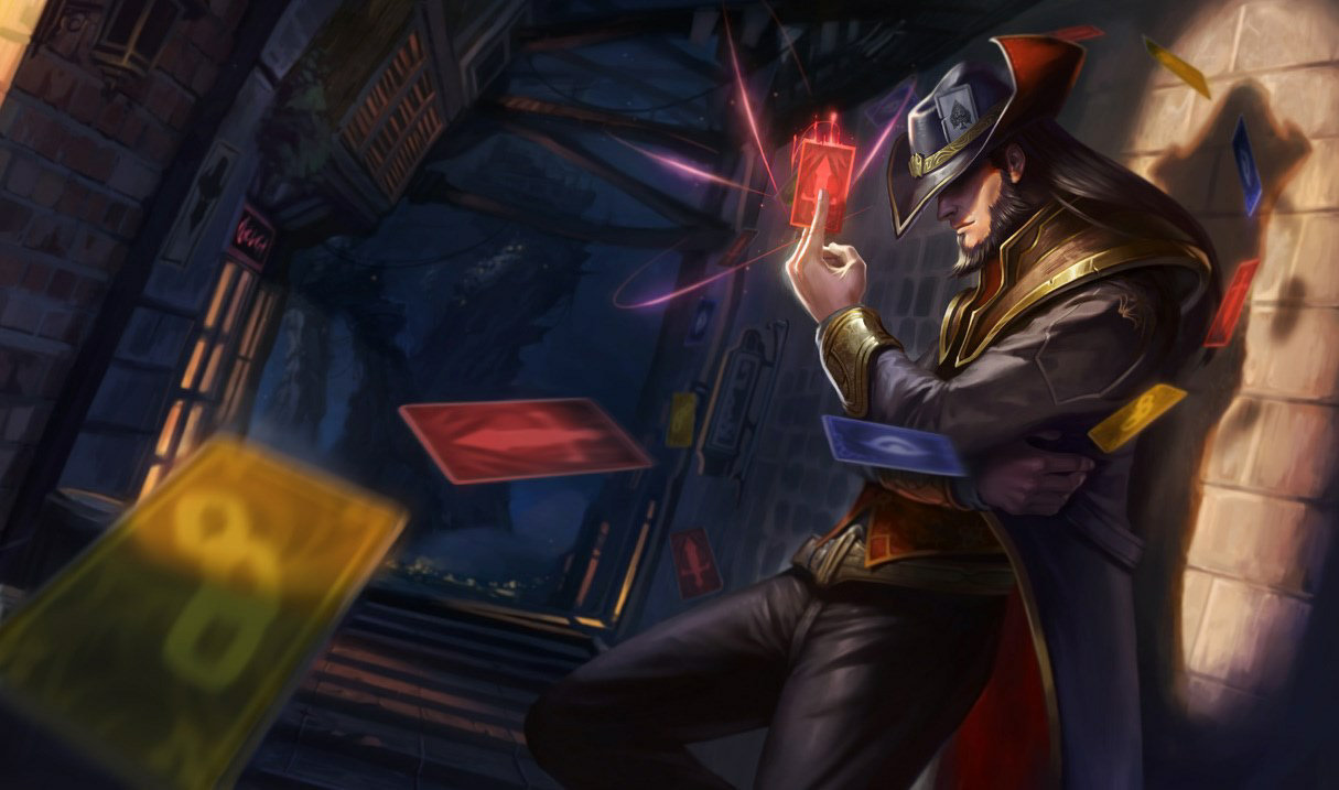 Заставка игры Twisted Fate