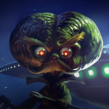 Alien Invader Heimerdinger — tile