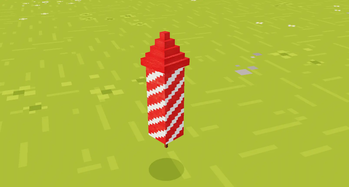 3D Firework Rockets - From A Minecraft Movie