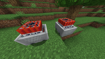 3D TNT Minecart
