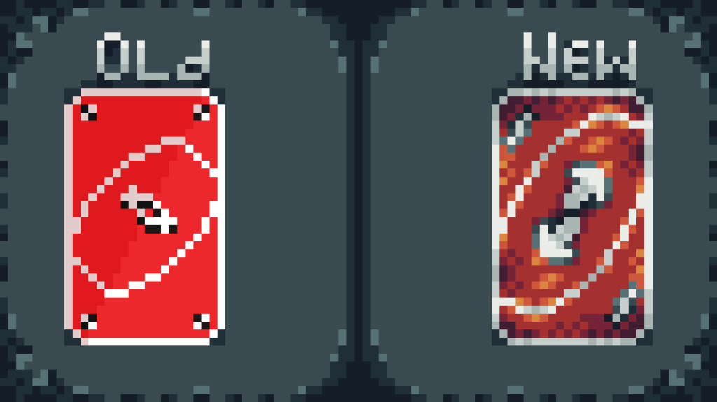 3D UNO card totem.
