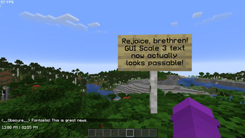 GUI Scale 3 Font