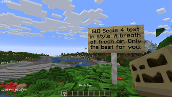GUI Scale 4 Font