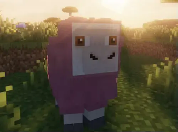A Minecraft Movie Sheep