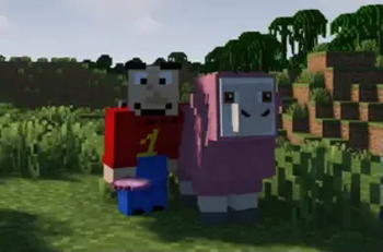 A Minecraft Movie Sheep