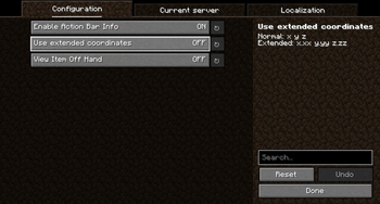 Action Bar Info