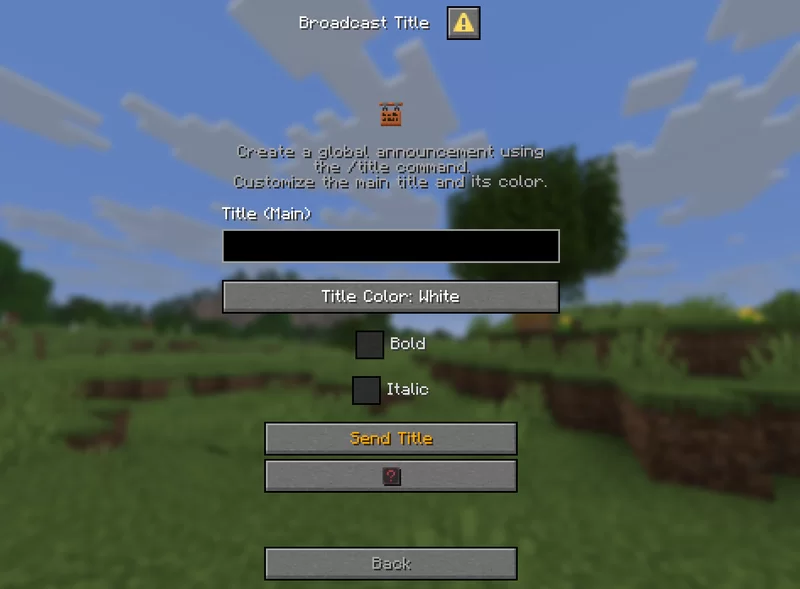 The Admin Tool