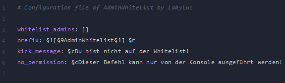 AdminWhitelist