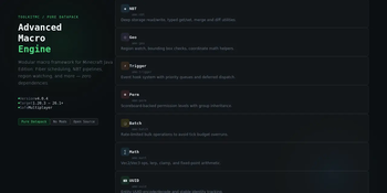 Advanced Macro Engine