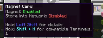 AE2 Better Magnet Card