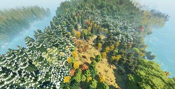 Alaskan Wilderness with Log Cabin - Forge Labs Recreation