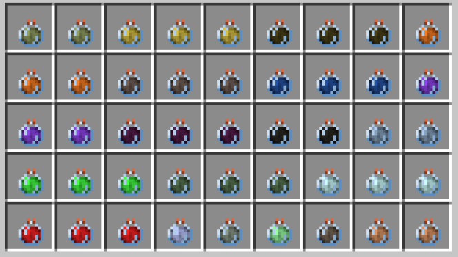 All Vanilla Missing Potions