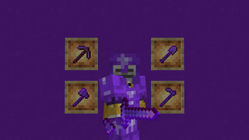 Amethyst Tools Netherite Style