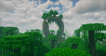 Ancient Jungle Ring - Ruins Structure ✅