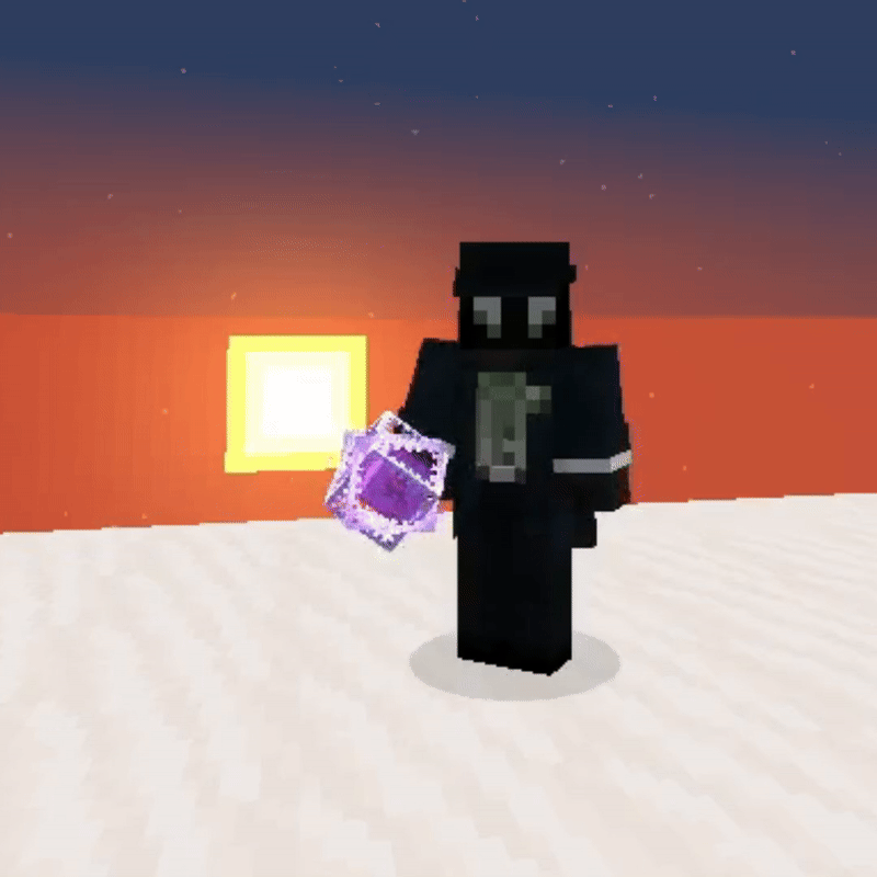 Animated 3D End Crystals