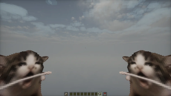 Animated Cat Biting Wire Totem Reskin