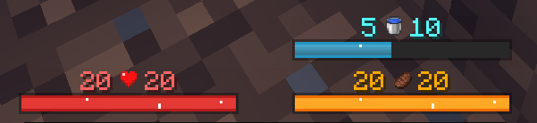 Animated health bar