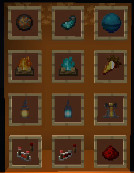 Animated items (emissive)