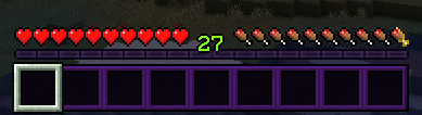 Animated Purple XP Bar