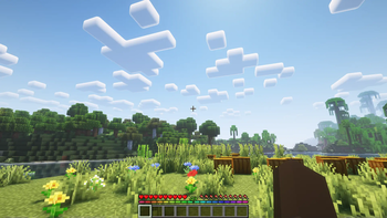 Animated Rainbow XP Bar