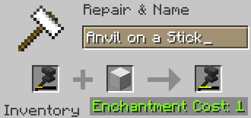 Anvil on a Stick