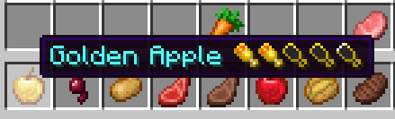 AppleSkin Vanilla!     (Food Information)