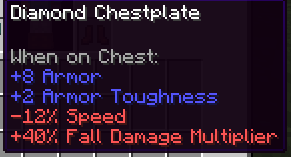 Armor rebalance
