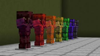 Armor strength color-varying!