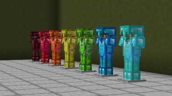Armor strength color-varying!