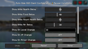 Auto Hide HUD