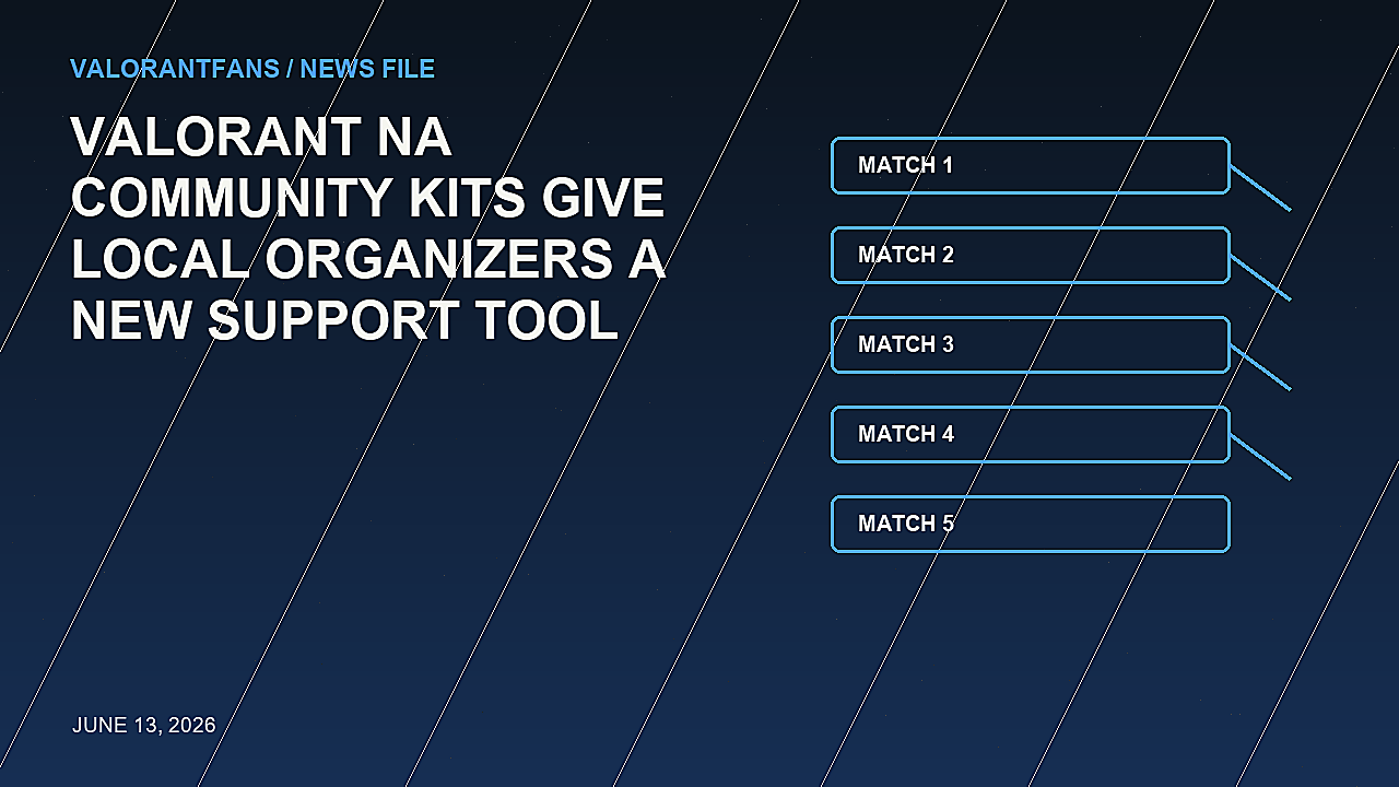 VALORANT NA Community Kits Give Local Organizers a New Support Tool editorial image 3