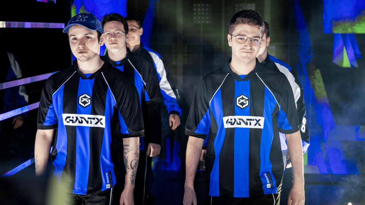 GIANTX players walking onto the VCT EMEA stage in 2026