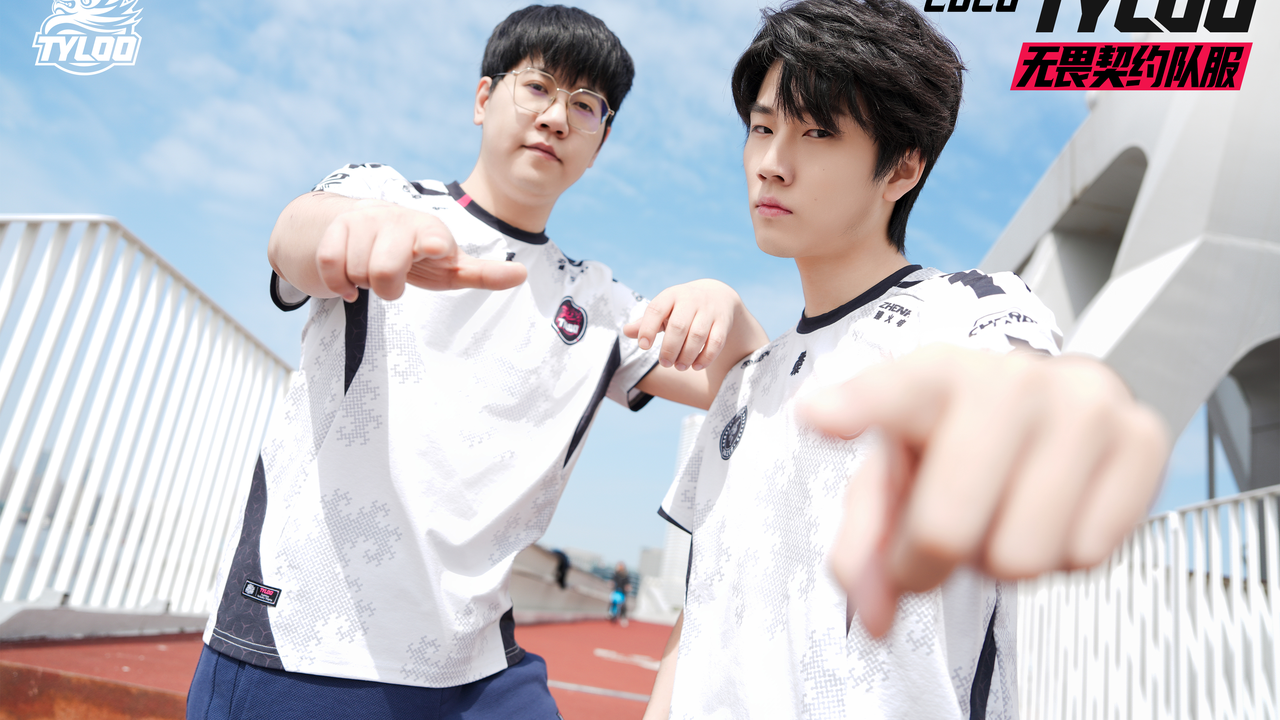 Two TYLOO players wearing the 2026 Valorant jersey