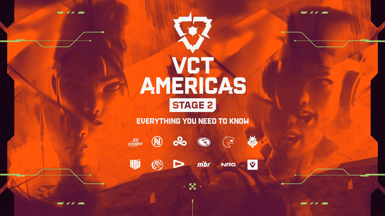 VCT Americas Stage 2 Brazil playoff visual with event branding
